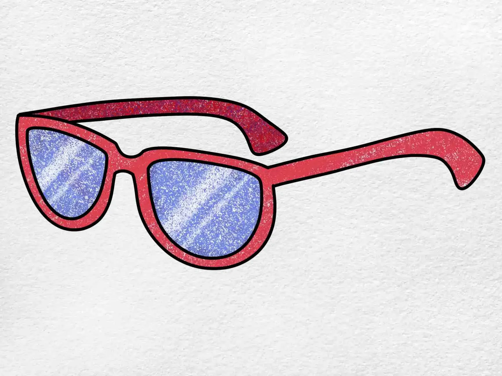 Adding Style and Detail to Your Sunglass Drawing