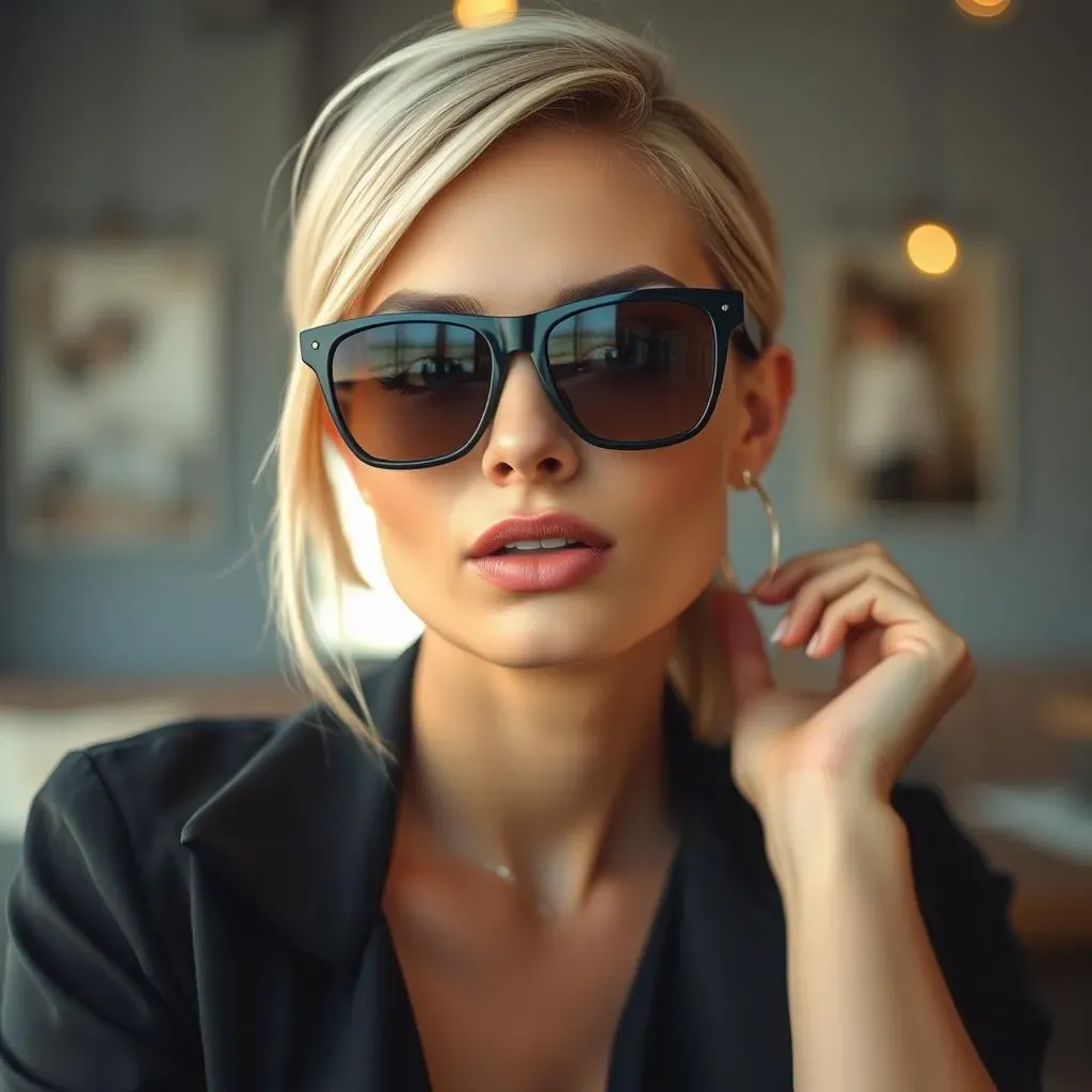 How to Wear Sunglasses with Prominent Cheekbones for a Chic Look