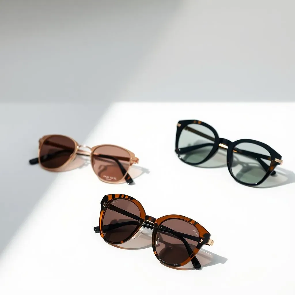 Popular Styles of Sunglasses with Geometric Frames for Face Shape