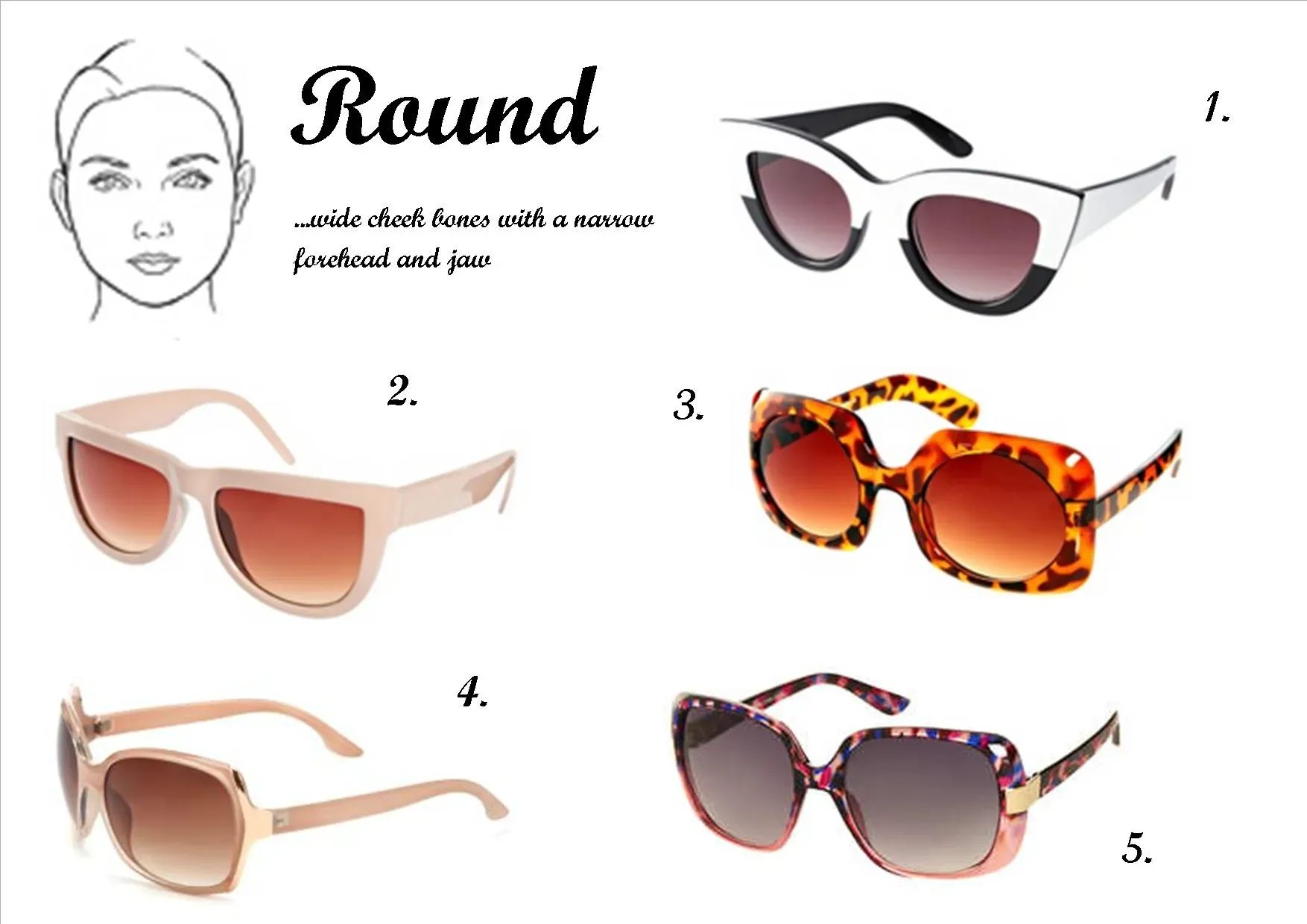 Shapes to Steer Clear Of When Choosing Sunglasses for a Round Face