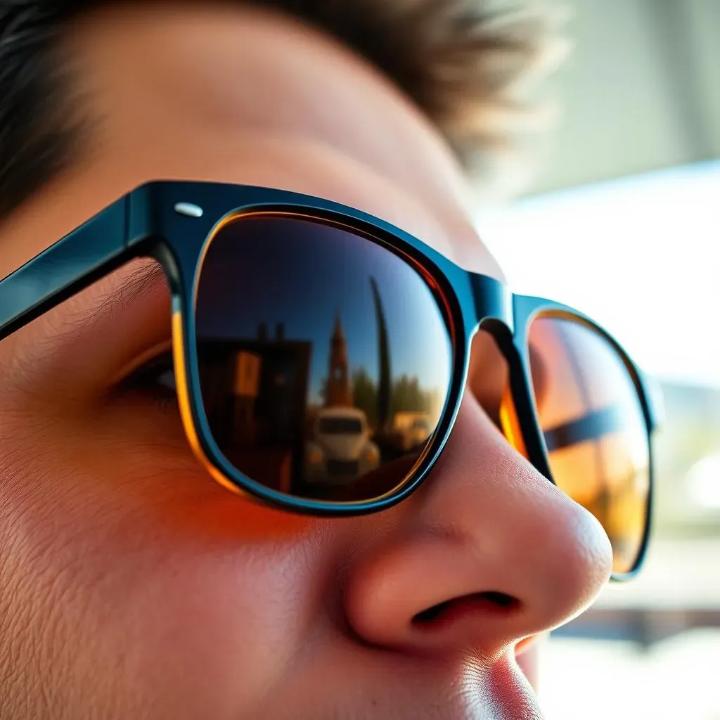 Absolute Sunglasses with Amber Lenses for Sensitive Eyes